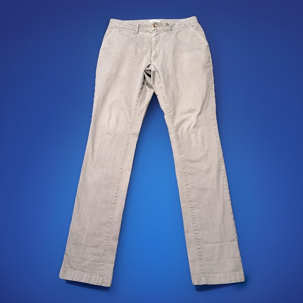 Taylor Stitch‎ The Slim Foundation Pants Mens 34x34 Organic Cotton Brown